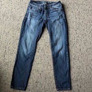 American Eagle Outfitters Dark Blue Skinny Jeans